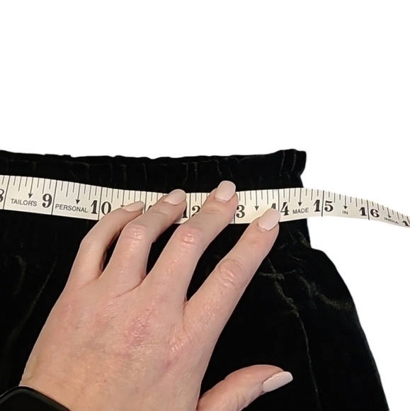 J. Crew sz 4 black velvet paperbag waist skirt new with tags with pockets WSK84 - Picture 5 of 9
